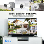 Bộ đầu ghi video mạng camera POE 4 kênh HD 3MP SriHome NVS005-POE065, 3MP 4 kênh