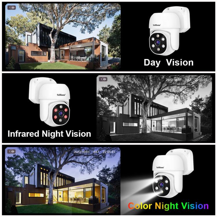 Bộ đầu ghi video mạng camera POE 4 kênh HD 3MP SriHome NVS005-POE030, 3MP 4 kênh