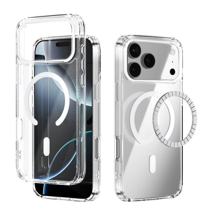 Ốp lưng trong suốt chống trầy có vòng màu từ tính MagSafe ABEEL, dành cho iPhone 17 Pro Max, iPhone 17 Pro, iPhone 17, iPhone 17 Air, iPhone 16 Pro Max, iPhone 16 Pro, iPhone 16 Plus, iPhone 16