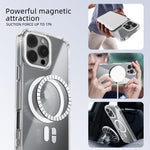 Ốp điện thoại trong suốt chống trầy ABEEL MagSafe vòng màu nam châm, dành cho iPhone 13 Pro Max, dành cho iPhone 13 Pro, dành cho iPhone 13