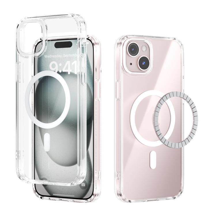 Ốp điện thoại trong suốt chống trầy ABEEL MagSafe vòng màu nam châm, dành cho iPhone 13 Pro Max, dành cho iPhone 13 Pro, dành cho iPhone 13