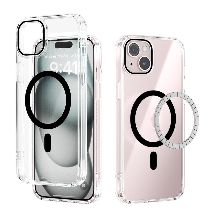 Ốp điện thoại trong suốt chống trầy ABEEL MagSafe vòng màu nam châm, dành cho iPhone 13 Pro Max, dành cho iPhone 13 Pro, dành cho iPhone 13