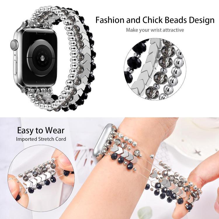 Dây đồng hồ kim loại hạt pha lê mũi tên xDfind, Dành cho Apple Watch 42 / 44 / 45 / 46 / 49mm, Dành cho Apple Watch 38 / 40 / 41 / S10 42mm