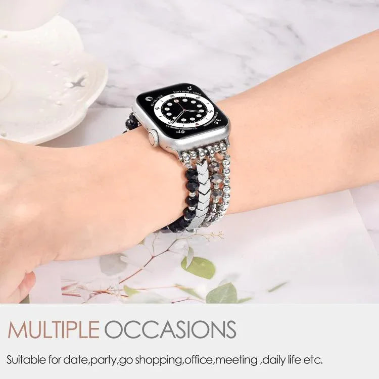 Dây đồng hồ kim loại hạt pha lê mũi tên xDfind, Dành cho Apple Watch 42 / 44 / 45 / 46 / 49mm, Dành cho Apple Watch 38 / 40 / 41 / S10 42mm