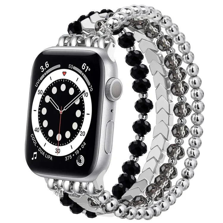 Dây đồng hồ kim loại hạt pha lê mũi tên xDfind, Dành cho Apple Watch 42 / 44 / 45 / 46 / 49mm, Dành cho Apple Watch 38 / 40 / 41 / S10 42mm