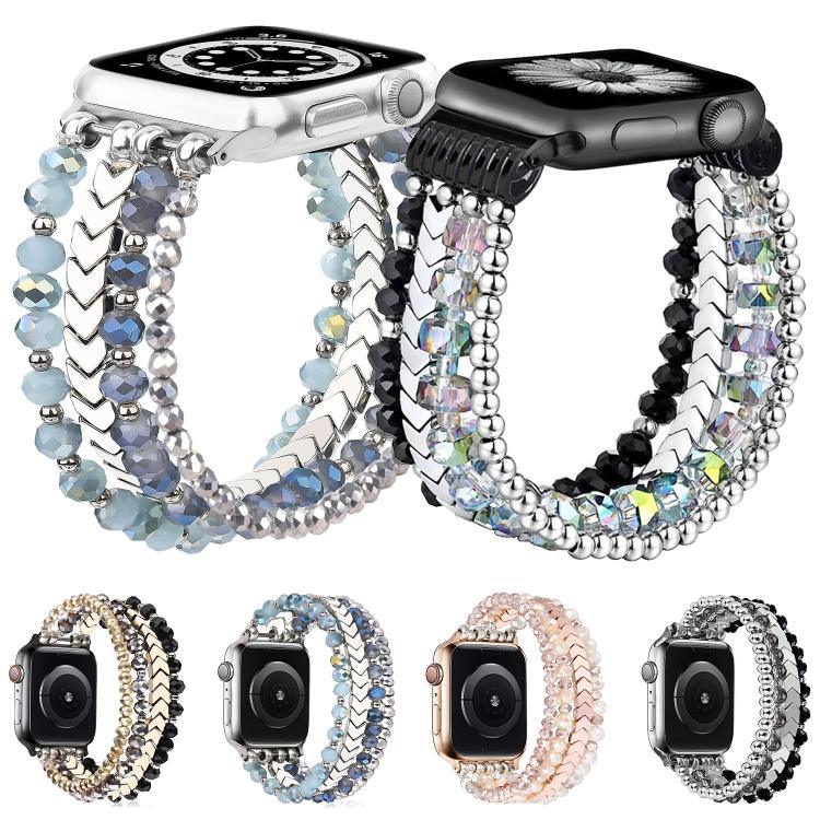 Dây đồng hồ kim loại hạt pha lê mũi tên xDfind, Dành cho Apple Watch 42 / 44 / 45 / 46 / 49mm, Dành cho Apple Watch 38 / 40 / 41 / S10 42mm