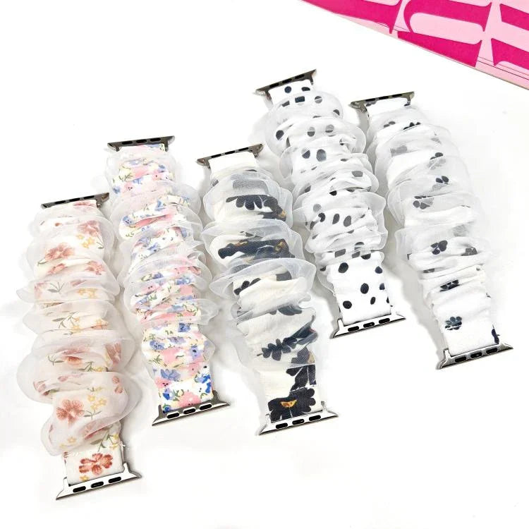 Dây đồng hồ lớp đôi organza tổng hợp polyester xDfind, Dành cho Apple Watch 42 / 44 / 45 / 46 / 49mm, Dành cho Apple Watch 38 / 40 / 41 / S10 42mm