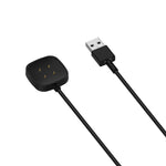 For Fitbit Versa 3 / Fitbit Sense Smart Watch Portable Magnetic Cradle Charger USB Charging Cable, 1m, 30cm