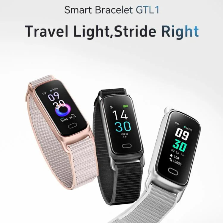 Vòng đeo tay thông minh GTL1 màn hình TFT 0.96 inch, Hỗ trợ theo dõi nhịp tim