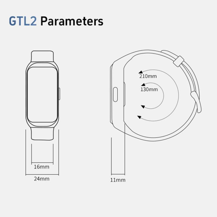 Vòng đeo tay thông minh GTL2 màn hình TFT 1.47 inch, Hỗ trợ theo dõi nhịp tim