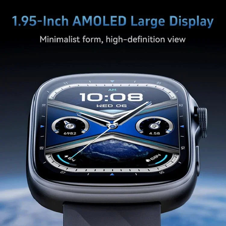 GTS10 Màn hình AMOLED 1.95 inch Đồng hồ thông minh theo dõi thể dục Hỗ trợ đo nhịp tim
