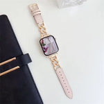 Dây đồng hồ da tổng hợp kim loại dây chuyền denim xDfind, Dành cho Apple Watch 42 / 44 / 45 / 46 / 49mm, Dành cho Apple Watch 38 / 40 / 41 / S10 42mm
