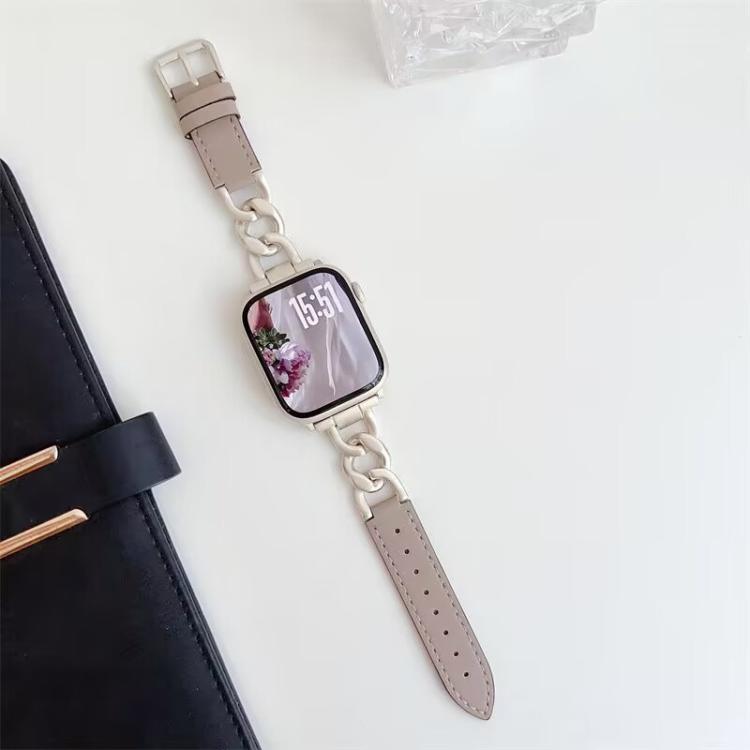Dây đồng hồ da tổng hợp kim loại dây chuyền denim xDfind, Dành cho Apple Watch 42 / 44 / 45 / 46 / 49mm, Dành cho Apple Watch 38 / 40 / 41 / S10 42mm