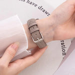 Dây đồng hồ da tổng hợp kim loại dây chuyền denim xDfind, Dành cho Apple Watch 42 / 44 / 45 / 46 / 49mm, Dành cho Apple Watch 38 / 40 / 41 / S10 42mm