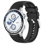 xDfind Silver Buckle Silicone Watch Band, For OPPO Watch X / X2 / OnePlus Watch 2