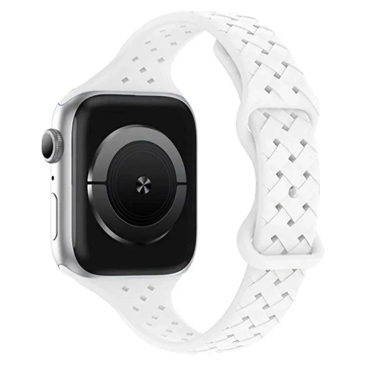 Dây đồng hồ silicone bện khóa bướm xDfind, Dành cho Apple Watch 42 / 44 / 45 / 46 / 49mm, Dành cho Apple Watch 38 / 40 / 41 / S10 42mm