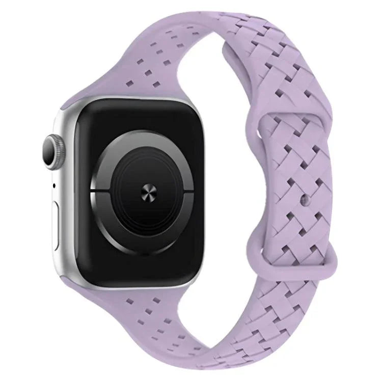 Dây đồng hồ silicone bện khóa bướm xDfind, Dành cho Apple Watch 42 / 44 / 45 / 46 / 49mm, Dành cho Apple Watch 38 / 40 / 41 / S10 42mm