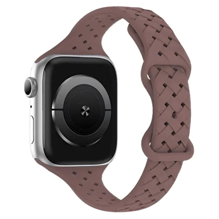 Dây đồng hồ silicone bện khóa bướm xDfind, Dành cho Apple Watch 42 / 44 / 45 / 46 / 49mm, Dành cho Apple Watch 38 / 40 / 41 / S10 42mm