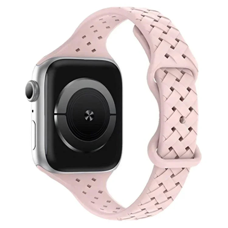 Dây đồng hồ silicone bện khóa bướm xDfind, Dành cho Apple Watch 42 / 44 / 45 / 46 / 49mm, Dành cho Apple Watch 38 / 40 / 41 / S10 42mm