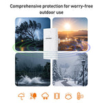 COMFAST CF-E113A V2 5.8GHz 300Mbps 11dBi Monitoring Bridge WiFi Repeater Set, AU Plug, EU Plug, US Plug, UK Plug