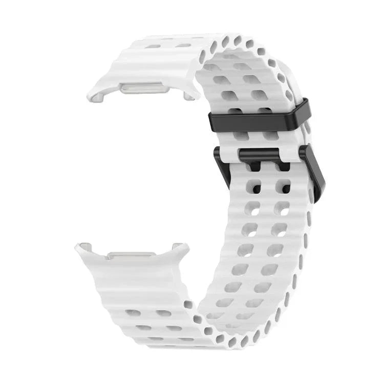 Dây Đeo Đồng Hồ Silicone Khóa Đôi Marine Với Màng Cong 3D, Dành Cho Samsung Galaxy Watch Ultra 2025, Dành Cho Samsung Galaxy Watch Ultra 47mm