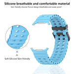 Dây Đeo Đồng Hồ Silicone Khóa Đôi Marine Với Màng Cong 3D, Dành Cho Samsung Galaxy Watch Ultra 2025, Dành Cho Samsung Galaxy Watch Ultra 47mm