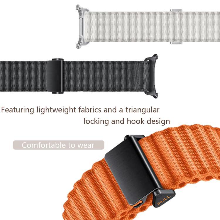 Dây Đeo Đồng Hồ Nylon Vòng Marine Với Màng Cong 3D, Dành Cho Samsung Galaxy Watch Ultra 2025, Dành Cho Samsung Galaxy Watch Ultra 47mm