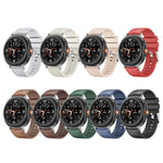 Dây Đeo Đồng Hồ Da Silicone Với Màng Cong 3D, Dành Cho Samsung Galaxy Watch8 Classic 46mm, Dành Cho Samsung Galaxy Watch8 44mm, Dành Cho Samsung Galaxy Watch8 40mm