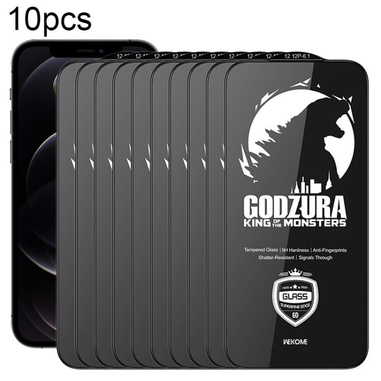 WK WTP-124 10 miếng kính cường lực 6D cong viền siêu mỏng HD phủ kín màn hình, dành cho iPhone 17 Pro Max, iPhone 17 Pro, iPhone 16 Pro / 17, iPhone Air, iPhone 16 Pro Max, iPhone 16 Plus / 15 Plus, iPhone 16 / 15, iPhone 15 Pro