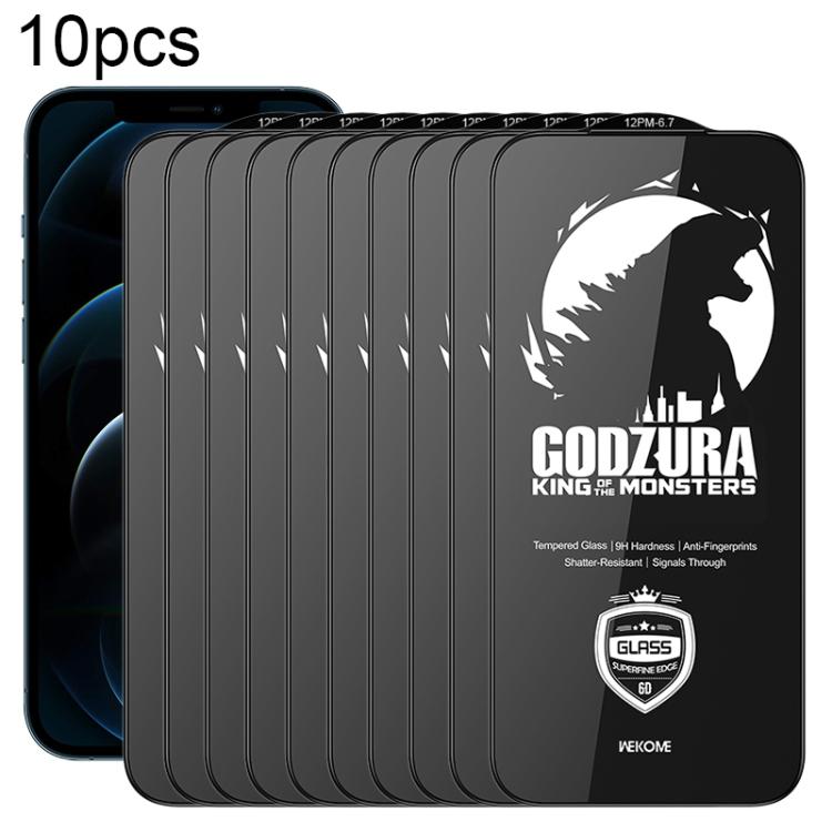 WK WTP-124 10 miếng kính cường lực 6D cong viền siêu mỏng HD phủ kín màn hình, dành cho iPhone 17 Pro Max, iPhone 17 Pro, iPhone 16 Pro / 17, iPhone Air, iPhone 16 Pro Max, iPhone 16 Plus / 15 Plus, iPhone 16 / 15, iPhone 15 Pro