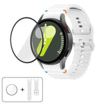 Dây Đeo Đồng Hồ Silicone Khâu Sóng Với Màng Cong 3D, Dành Cho Samsung Galaxy Watch4 Active 40mm, Dành Cho Samsung Galaxy Watch4 Active 44mm