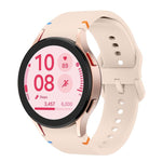 Dây đồng hồ silicone may trơn với phim cong 3D, dành cho Samsung Galaxy Watch FE 40mm, dành cho Samsung Galaxy Watch7 44mm, dành cho Samsung Galaxy Watch7 40mm, dành cho Samsung Galaxy Watch6 Classic 47mm