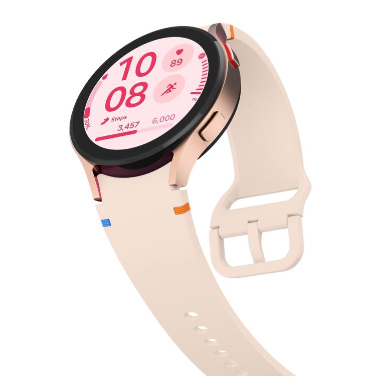Dây đồng hồ silicone may trơn với phim cong 3D, dành cho Samsung Galaxy Watch6 44mm, dành cho Samsung Galaxy Watch6 40mm, dành cho Samsung Galaxy Watch6 Classic 43mm, dành cho Samsung Galaxy Watch5 44mm