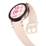 Dây đồng hồ silicone may trơn với phim cong 3D, dành cho Samsung Galaxy Watch5 Pro 45mm, dành cho Samsung Galaxy Watch5 40mm, dành cho Samsung Galaxy Watch4 44mm, dành cho Samsung Galaxy Watch4 40mm