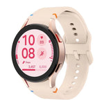 Dây Đeo Đồng Hồ Silicone Khâu Trơn Với Màng Cong 3D, Dành Cho Samsung Galaxy Watch4 Active 40mm, Dành Cho Samsung Galaxy Watch4 Active 44mm