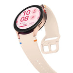 Dây Đeo Đồng Hồ Silicone Khâu Trơn Với Màng Cong 3D, Dành Cho Samsung Galaxy Watch4 Active 40mm, Dành Cho Samsung Galaxy Watch4 Active 44mm