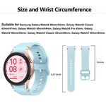 Dây đồng hồ silicone may trơn với phim cong 3D, dành cho Samsung Galaxy Watch5 Pro 45mm, dành cho Samsung Galaxy Watch5 40mm, dành cho Samsung Galaxy Watch4 44mm, dành cho Samsung Galaxy Watch4 40mm