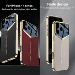 Ốp lưng da trơn GKK Blade Phantom, dành cho iPhone 17 Pro Max, iPhone 17 Pro