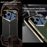 Ốp lưng da trơn GKK Blade Phantom, dành cho iPhone 17 Pro Max, iPhone 17 Pro