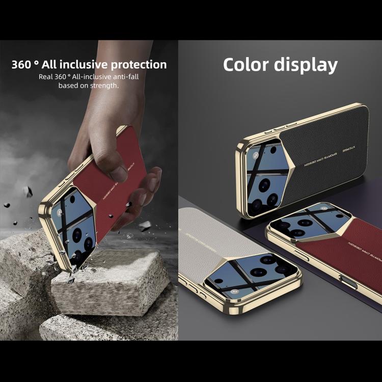 Ốp lưng da trơn GKK Blade Phantom, dành cho iPhone 17 Pro Max, iPhone 17 Pro