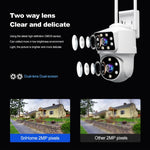 Camera giám sát toàn cảnh ống kính kép 4MP Srihome SH063, SH063