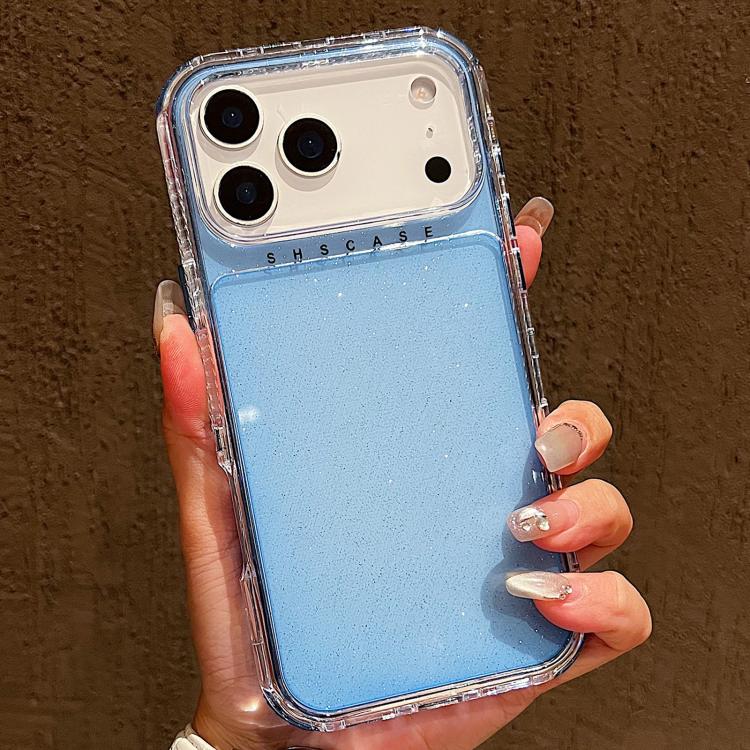 Ốp lưng TPU + PC 3 trong 1 có bột kim tuyến, dành cho iPhone 17 Pro Max, iPhone 17 Pro