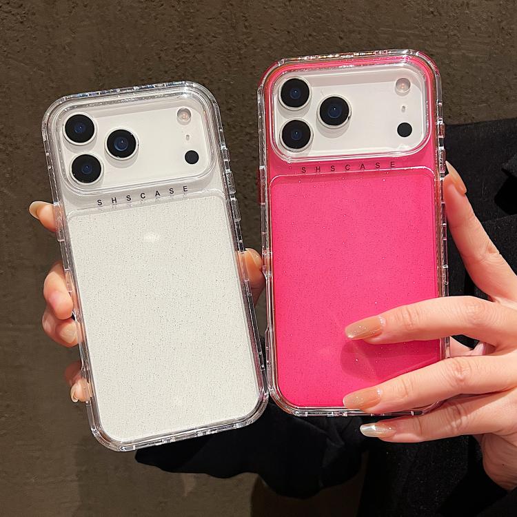 Ốp lưng TPU + PC 3 trong 1 có bột kim tuyến, dành cho iPhone 17 Pro Max, iPhone 17 Pro