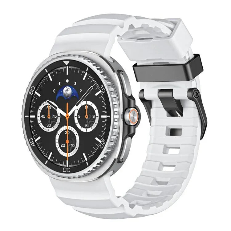 Dây Đồng Hồ Silicone Khóa Đen Wild Path, Dành Cho Samsung Galaxy Watch8 / Watch8 Classic