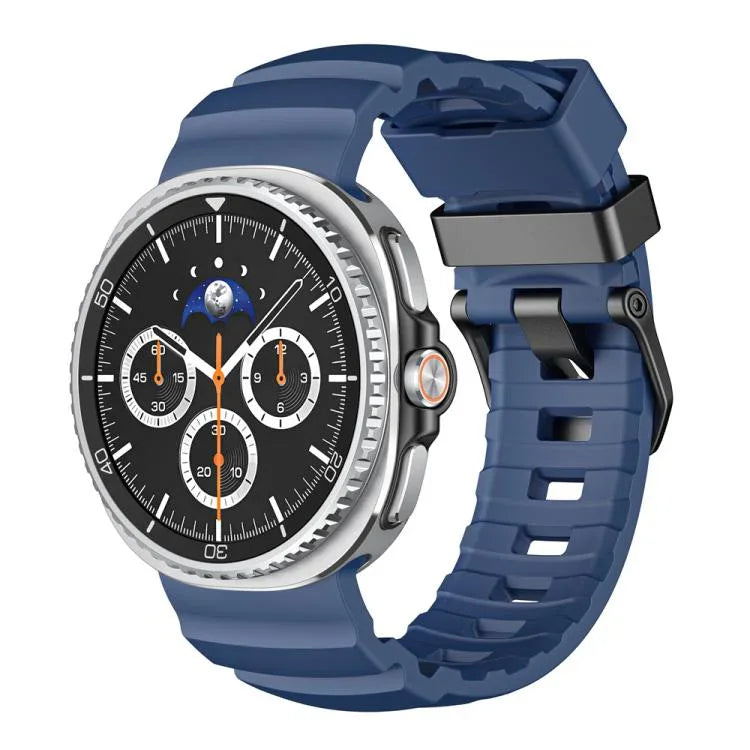 Dây Đồng Hồ Silicone Khóa Đen Wild Path, Dành Cho Samsung Galaxy Watch8 / Watch8 Classic