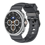 Dây Đồng Hồ Silicone Khóa Đen Wild Path, Dành Cho Samsung Galaxy Watch8 / Watch8 Classic