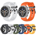 Dây Đồng Hồ Silicone Khóa Đen Wild Path, Dành Cho Samsung Galaxy Watch8 / Watch8 Classic