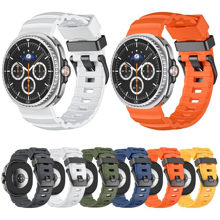 Dây Đồng Hồ Silicone Khóa Đen Wild Path, Dành Cho Samsung Galaxy Watch8 / Watch8 Classic