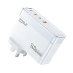 Sạc đa năng 140W GaN WK WP-U20 lceyon, phích cắm EU, phích cắm Anh