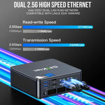 GMKtec NucBox K7 PLUS Mini PC, Intel Core i7 Thế Hệ 13 13620H, Windows 11 Pro, WiFi, BT, HDTV, DisplayPort, RAM 16GB + SSD 512GB, RAM 32GB + SSD 1TB